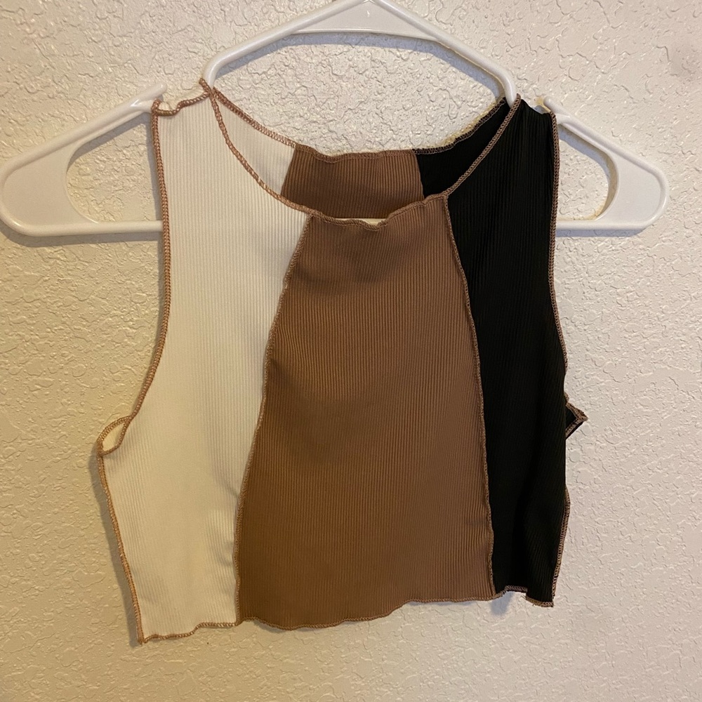 Color block tank top